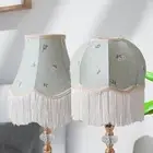 Lampshade Floor Light Cover with Tassel Durable Stylish Fresh Table Lampshade