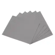 6 Pack 10.83 x 8.46" 1.7mm Thickness EVA Foam Sheets for Arts Dark Gray