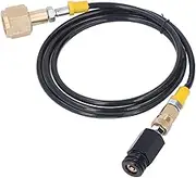 CO2 Tank CO2 Cylinder Direct Adapter,Carbonated Water Soda Maker Connector,Soda Refill Adapter with 60in Hose CGA320(High Pressure)