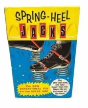 Rare Mettoy Spring-Heel Jacks Jumping Springing Shoes Boxed