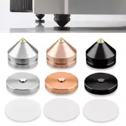 4sets Aluminum Alloy Hi-Fi Audio Speaker Support Isolation Feet Spike Base Pads