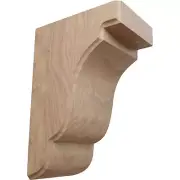 Ekena Millwork BKTW04X05X08BEGM Bedford Wood Brackets, 3 1/2"W x 5"D x 7 1/2"...