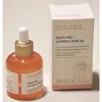 【台灣出貨】美國 BIOSSANCE 角鯊烷 VC玫瑰精華油 藍銅勝肽精華 保濕精華 正品保證 30ML