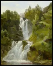 Chart Needlework Embroidery DIY - Counted Cross Stitch Patterns - Waterfall