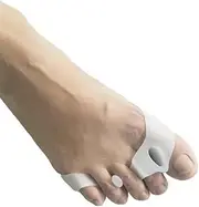 Forefoot Pad Toe Splitter Silicone,Sebs Hallux Valgus Corrector Thumb Overlap Split Splitter，Protectoe Small Gel Toe Separators, Spacers for Overlapping Toes