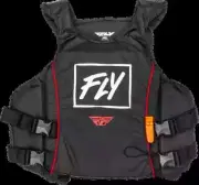 Fly Racing Black and Red Pullover Nylon Life Jacket Floatation Vest Adult Large
