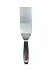 ChefMaster 90281 14" Stainless Steel Square Edge Turner w/ 6.3"x2.9" Blade