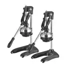 2x Stainless Steel Manual Juicers Hand Press Extractor Juice Citrus Squeezer