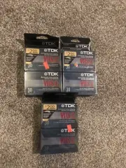 VHS-C Tapes TDK Brand New