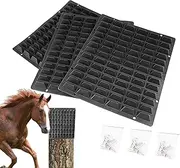 Horse Scratching Board - Horse Cow Scratching Pads, Itching Board Scratcher | 3pcs Soft Touch Animal Massage Pads, Anti Itch Relief Brush for Horses Goats Durable Scratchers Comfort Grooming
