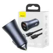 Baseus Golden Contactor Pro Dual Quick Charger Car Charger U+C 40W (With Simple