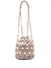 [Rosantica] crystal-embellished bucket bag