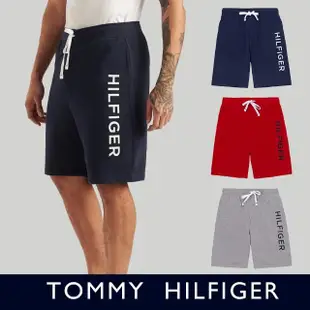 【Tommy Hilfiger】TOMMY 經典文字圖案休閒棉短褲 休閒褲-多色組合(休閒舒適/平輸品)