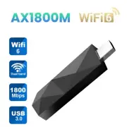 1800Mbps WiFi6 Dual Band Wireless USB WiFi Adapter Dongle USB3.0 for PC internet