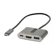 USB C Multiport Adapter, USB-C to HDMI 4K, 100W PD Pass-Through, USB 3.0 Hub 5Gbps (1xC/1xA), USB-C Mini Dock/Travel Dock