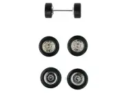 2023 Promotex HO Scale Super Singles Wheel Sets (10) - Plastic Model