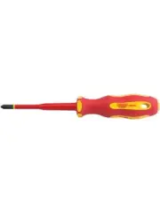 Draper Tools Ergo Plus Slimline PZ Type VDE Screwdriver No:1 X 80mm (02166)