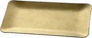 LABRIMP Elegant Gold Decor Small Plate Countertop Vanity Tray Serving Trays Jewelry Organizer