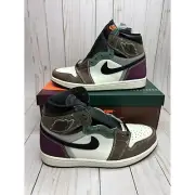 Nike Air Jordan 1 Retro High OG Hand Crafted Mens Size 8 Brown Grey DH3097 001