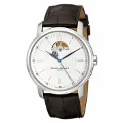 NEW Baume & Mercier Classima Skeleton Mens Automatic Leather Band Watch MOA10524