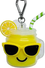 Bath and Body Works Yellow Faceted Lemonade Drink Cup Pocketbac Hand Sanitzer Holder