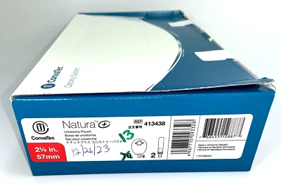 13 Convatec 413438 Urostomy Pouches 2-1/4" Flange - Expires 2028