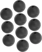 JEWEDECO 10 Pack Boys and Girls Drum Mallets Instrument Mallet Heads for Tongue Drum Marimba Xylophone Wooden Handle Perfect Present for Boys and Girls