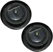 2 Pack Replacement Solar Light Parts, 3.2" Waterproof Solar Light Replacement Top, Warm White LED Replacement Solar Panel for Outdoor Lights, DIY Decor.