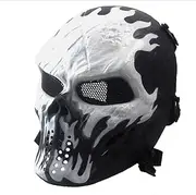 Airsoft Paintball Tactical Full Face Protection Skull Mask Skeleton Army Outdoor