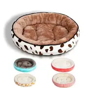 Warm Soft Quality Cushion Pet House For Small Meidum Cats and Dogs - Pink Strip