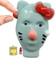Silicone Pimple Popper Toy | Alien Zit Popping Fidget Toys - Zit r, Refillable Reusable Funny Game for Travel Home