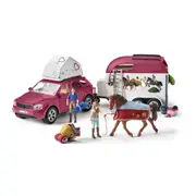 Horse Club Playset - Horse Adventures With Car And Trailer