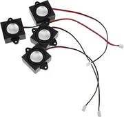 Angoily 4pcs Audio Speaker Connector Flat Connector Audio Receiver for Wired Speakers Speaker Wire Terminal Block Speakers for Desktop Computer Induction Speaker Black