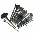 24pcs Pro Makeup Cosmetic Brush Sets Kit + Roll Up Case