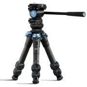 [New] SIRUI AM223L Mini Video Tripod with AT10 Fluid Head Carbon Fiber Tabletop