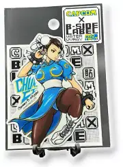 Street Fighter Sticker from Japan Chun-Li Kick Front Capcom Quirky B-Side Label