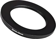 62mm to 43mm Step-Down Ring Filter adapter (62mm-43mm) Camera Filter Ring for 43mm UV ND CPL Filter (MPIXO)