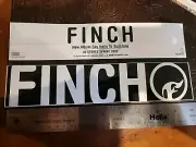 Finch Say Hello To Sunshine Original Retailers Album Release promo STICKER