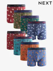 Dog Pattern A-Front Boxers 8 Pack (N79859) | $84