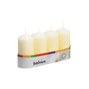Bolsius Classic Pillar Tray Ivory Set of 4