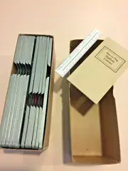 Vintage Steel Duplicate Contract Bridge 12 Boards New in Box with Instructions