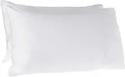 Pointehaven 620-SPCWH 620TC Long Staple Cotton Pillow Cases PairWhiteStandard