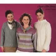 New Classic Elite Yarns 9006 Kathy Zimmerman Pullovers Knitting Sweater Pattern