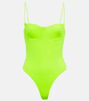 [Alex Perry] Alex Perry Carsen corset bodysuit AU 14 green