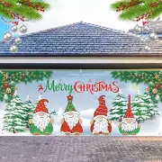 Christmas Garage Door Banner Garage Door Christmas Decorations Garage Door Ch...