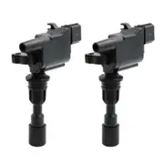 2PCS Ignition Coil for 1998-2004 323F 323S 1.5/1.6L, ZL0118100 ZL01-18-100A Black