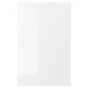 VOXTORP 2-p door f corner base cabinet set, left-hand, high-gloss white, 25x80 cm