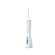 Cordless Portable Water Flosser,6 Modes and IPX7 Waterproof Rechargeable Oral Irrigator Water Teeth Cleaner Floss Pick,White