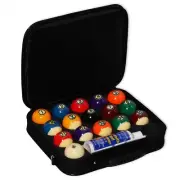 Aramith Bundle:Tournament Ball set 2 1/4", Ball Cleaner, Microfiber cloth & Case