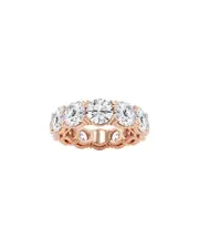 14K Rose Gold 10.00 ct. tw. Lab Grown Diamond Eternity Ring